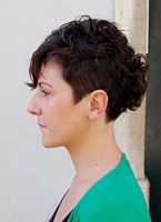 fryzury krótkie - uczesanie damskie z włosów krótkich zdjęcie numer 54B